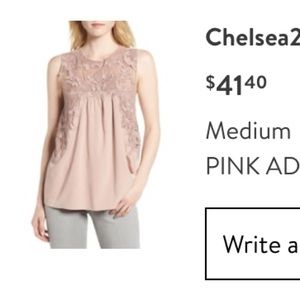 Chelsea Lace Yoke top